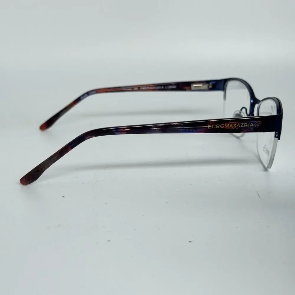 Bcbgmaxazria Eyeglasses Frames Petite Fit irina Eggplant‎ Half Rim H17572